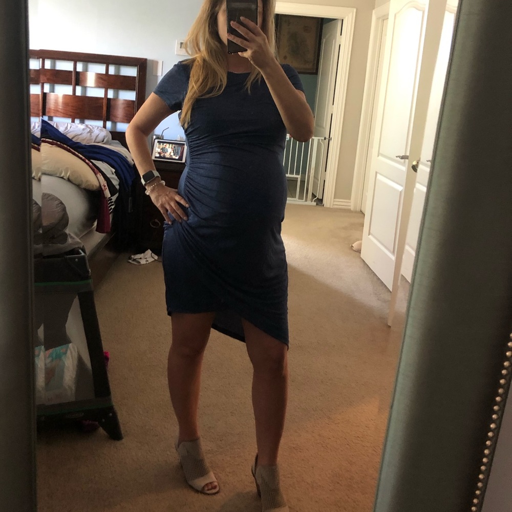 Denise look stretch maternity dress